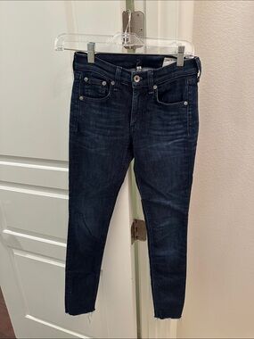 rag & bone Dark Indigo Ankle Skinny Jeans